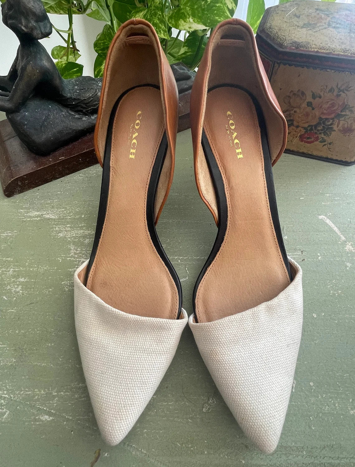 90s Coach Leather Pumps