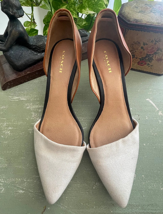 90s Coach Leather Pumps