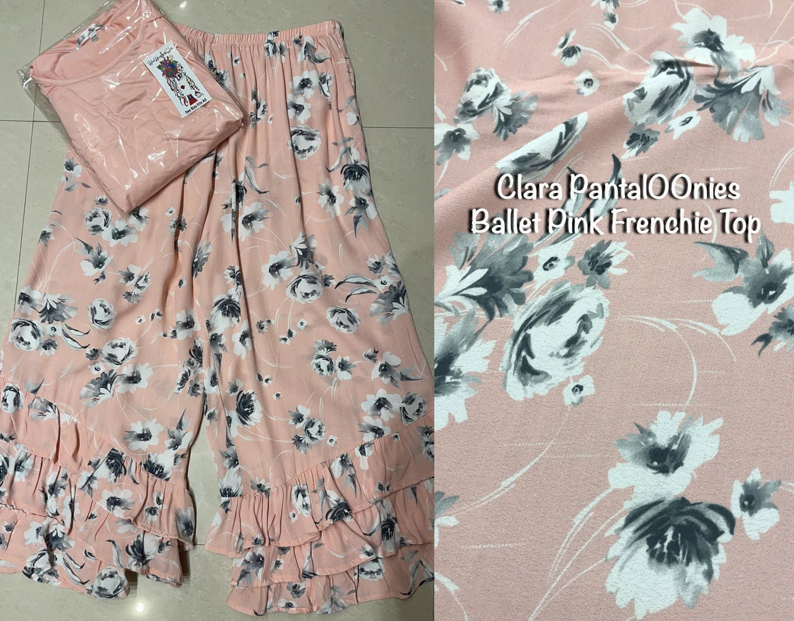 Pink and Grey PantalOOnies