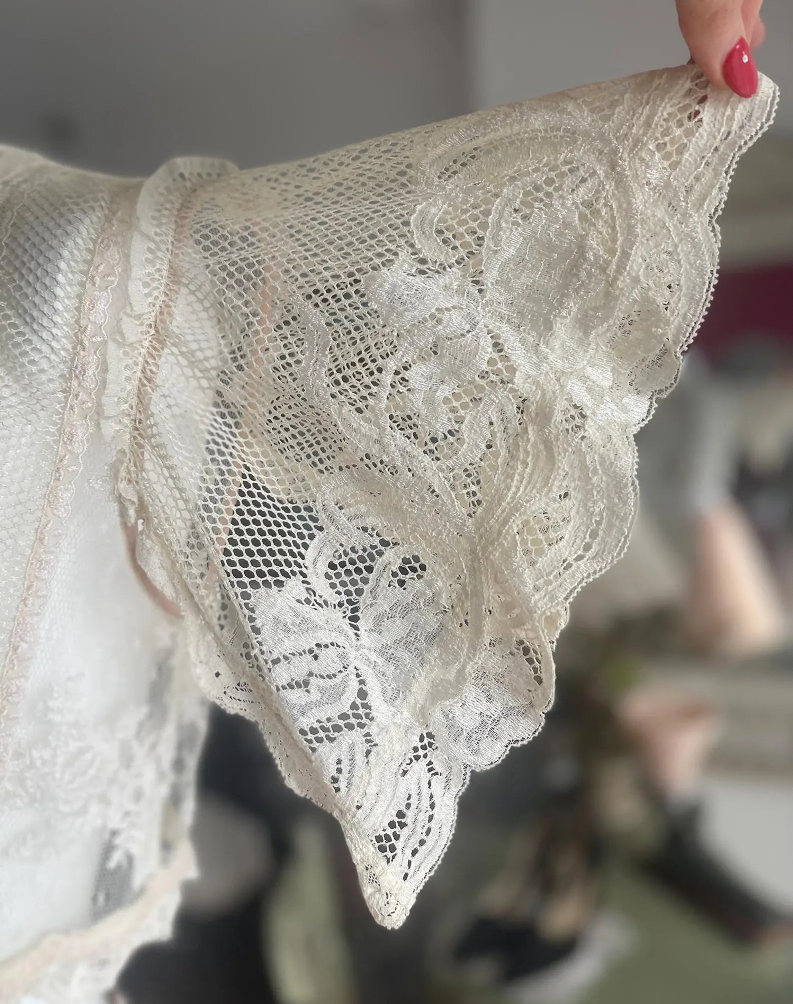 Antique Netted Lace Bed Jacket One Of A Kind