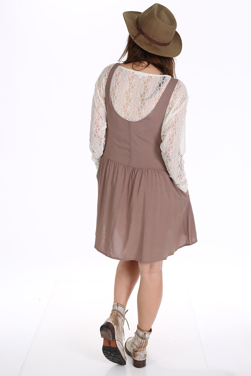 TAUPE Riley Dress