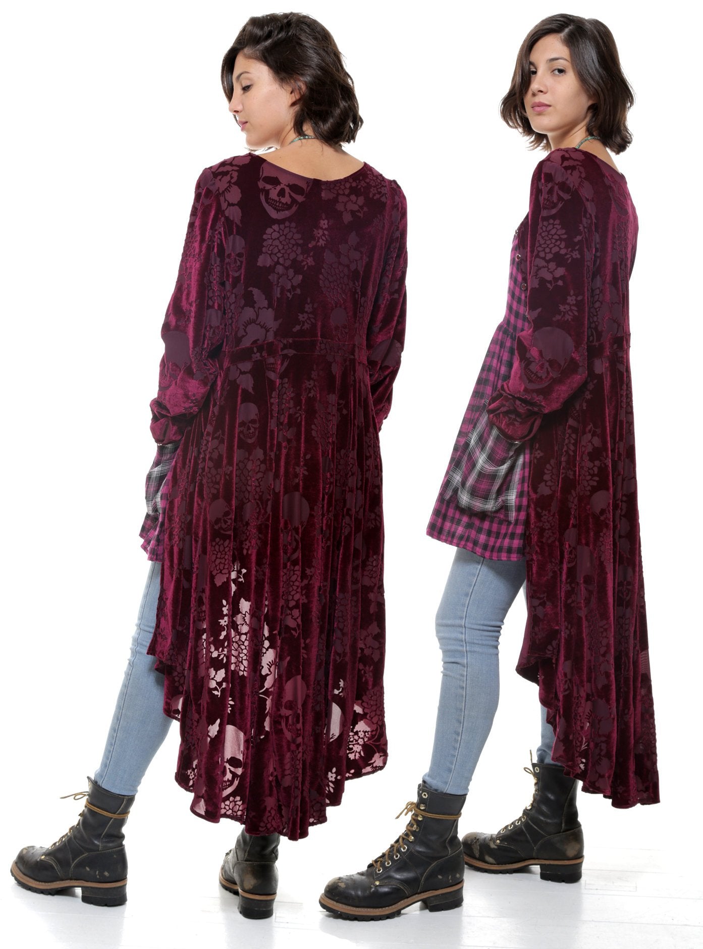 Jezebel Velvet Burnout Duster