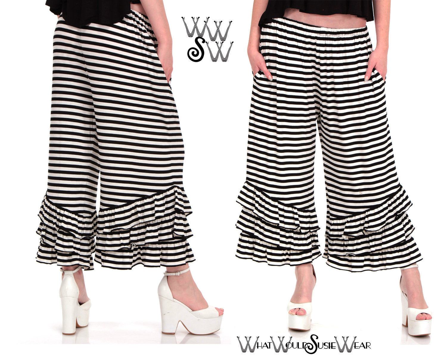 Paris Stripe PantalOOnies