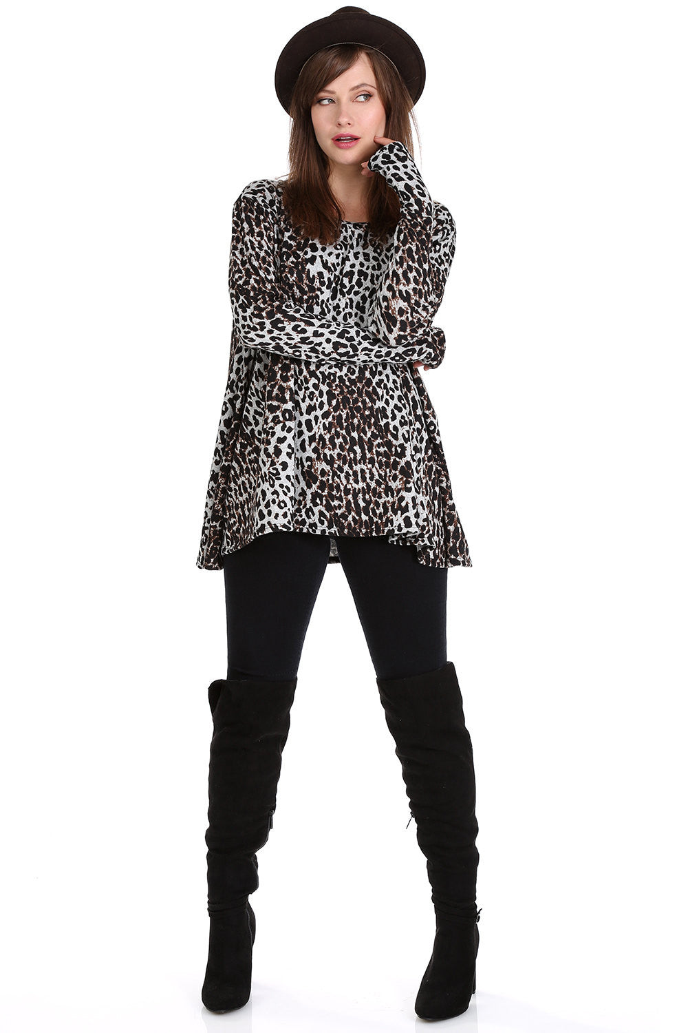 Nala Leopard Frenchie Top